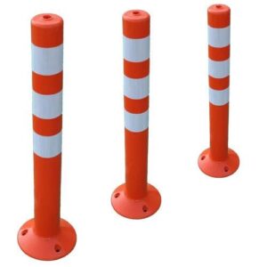 Πλαστικό κολωνάκι σήμανσης PE ύψους 75 cm απλό KDH-FP-80-PE - Image 3