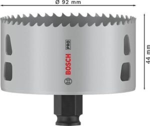 Ποτηροτρύπανο Bi-Metal 92mm PRO Multi Material κουμπωτό Bosch 2608594407 - Image 1