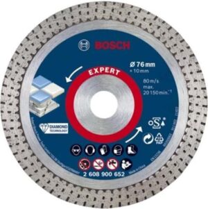 Διαμαντόδισκος Kοπής HardCeramic Bosch 76mm για GWS10.8V - GWS12V-76 2608900652