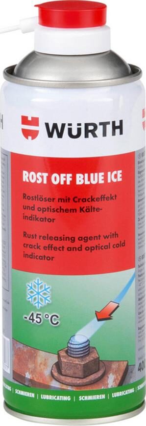Σπρέι ψυκτικό διαλυτικό σκουριάς ROST-OFF BLUE ICE 400ml WURTH 0893241