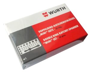 Καστάνια με καρυδάκια 1/4 και μύτες 31 τεμ. Wurth 096511310 - Image 3