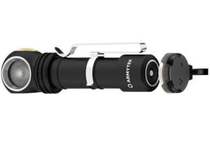 Φακός Κεφαλής Επαναφορτιζόμενος Led 1200lm/108m Armytek Wizard Magnet USB F08901C - Image 3