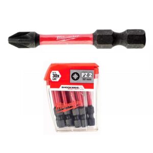 Σετ Μύτες Shockwave Pz2x50mm 10τμχ Milwaukee Impact Duty 4932430866 - Image 3