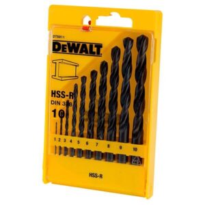 Σετ Τρυπάνια Μετάλλου HSS-R 10τμχ. Dewalt DT5911
