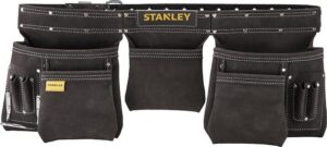 Ζώνη Εργαλείων Δερμάτινη Μαύρη Διπλή Stanley STST1-80113 - Image 5