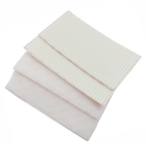 Ταινία αυτοκόλλητη λευκή Velcro 5cmX10cm HEAVY DUTY / Βαρέως τύπου 2 Σετ 60240