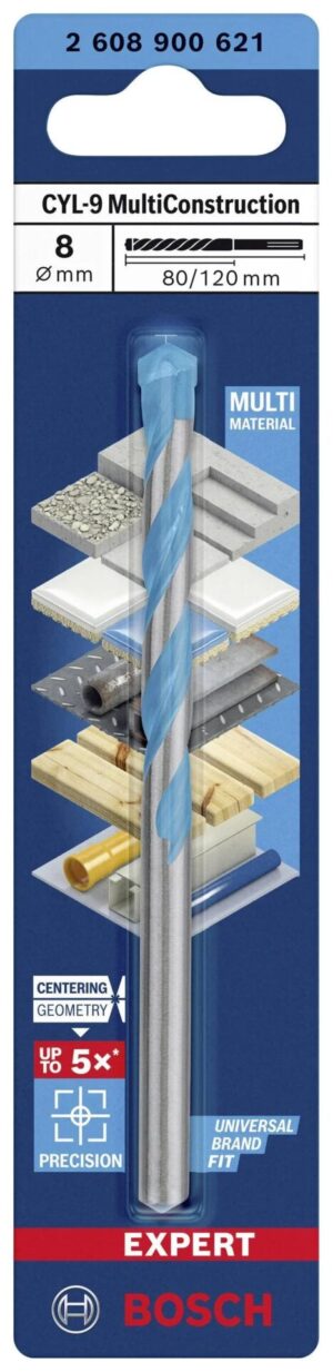 Τρυπάνι Expert Multi Construction 8x80x120 mm Bosch 2608900621