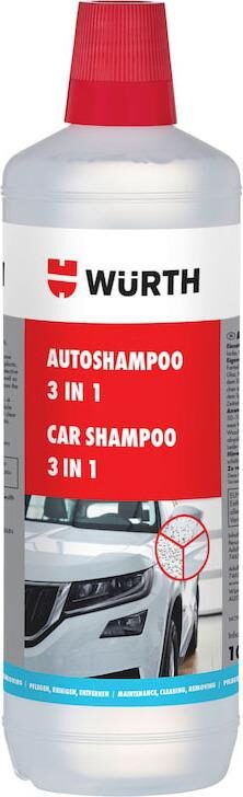 Σαμπουάν Αυτοκινήτου 3 σε 1 1000ml Wurth 0893012002
