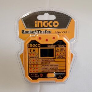 Όργανο ελέγχου ορθής καλωδίωσης πρίζας INGCO HESST30002 - Image 5