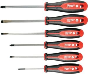 Σετ Κατσαβίδια Tri-Lobe Μαγνητικά 6τμχ. + & - Milwaukee 4932471806