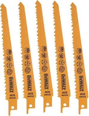 Λάμα Σπαθόσεγας Dewalt για Ξύλο 152mm 5τεμ DT2359