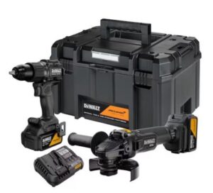 Σετ Δραπ/δο Kρουστικό 18V (DCD86M) & Τροχός 125mm 18V (DCG45M) Brushless σε Τ-Stak (2x5Ah)  McLaren Edition Dewalt DCK2223MP2T-QW