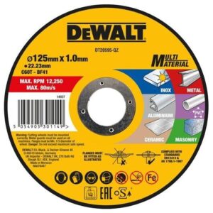 Δίσκος Κοπής Multi Material 115x1.0mm Dewalt DT20596