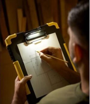 Ντοσιέ Κασετινα Φύλλων Stanley FMST82721-1 Κίτρινο με Led & 2Clips 23cm - Image 3