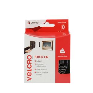Ταινία αυτοκόλλητη μαύρη Velcro STICK ON 2cmX2,5m 60215