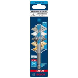 Τρυπάνι Expert HEX-9 Multi Construction 8x60x100mm Bosch 2608900581