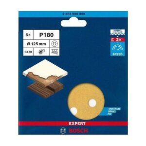 Φύλλα Έκκεντρου 125mm 5τεμ.P180 Best for Wood and Paint Expert Bosch 2608900808