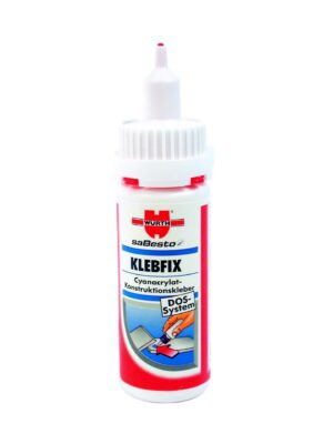 Κυανοακρυλική Κόλλα Klebfix Ταχείας Δράσης 50gr Wurth 0893090