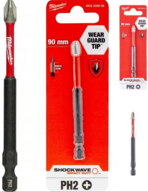 Milwaukee Μύτη Shockwave Ph2x90mm 4932430856 1τμχ - Image 3