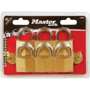 Λουκέτο Πέταλο με Ίδιο Κλειδί 40mm 6τμχ Masterlock 140EURSIX