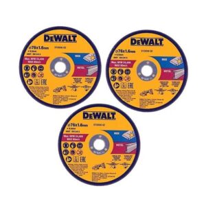 Δίσκοι Κοπής Μετάλλου 76mm 3 Τεμ Dewalt DT20592