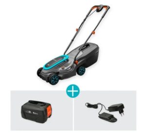 Χλοοκοπτική Μηχανή Μπαταρίας Gardena 4632-20 PowerMax 32/18V P4A Set - Image 3