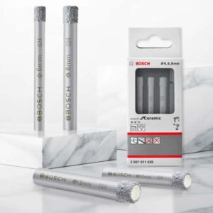 Διαμαντοτρύπανο Ξηρού Τρυπήματος 6mm με κερί Expert for Ceramic Bosch 2608599049 - Image 3