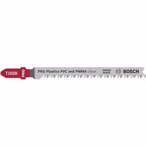 Λάμα Σέγας PRO Plastics PVC και PMMA clean T102H 100 mm 5pcs Bosch 2608667051