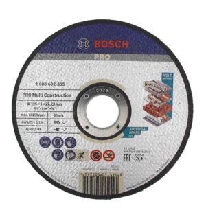 Δίσκος Kοπής 125mm x 1mm Multi Inox-Μετάλλου-Τούβλου-PVC-Πλακάκι Bosch 2608602385