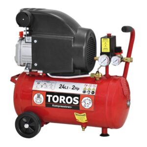 Αεροσυμπιεστής EM 24/2 Μονομπλοκ 24l/2hp Toros 40141