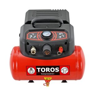 Αεροσυμπιεστής OIL-FREE 6Lt,1,5HP 230V/50Hz Toros 602036
