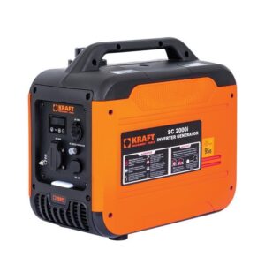 Γεννήτρια Βενζίνης Inverter Φορητή Κλειστού Τύπου 2000i 1800 Watt Kraft 63789