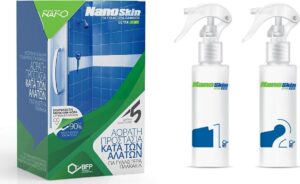 Nano-Skin Ultra Σετ 2 Προϊόντων Νανοτεχνολογίας 2ης Γενιάς Για Γυαλιστερά πλακάκια Κατά Των Αλάτων