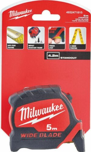 Μέτρο 5m x 33mm Λάμα Πλατιά Premium Milwaukee 4932471815 - Image 3