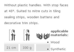 Ψαλίδι Kάθετης Kοπής με Bάση για Mοίρες Made in Germany LOWE 3101 - Image 3