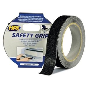 Αντιολισθητική ταινία Safety grip μαύρη 50mmx18m, HPX