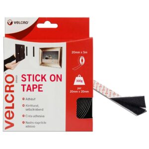 Ταινία αυτοκόλλητη μαύρη Velcro STICK ON 2cmX5m 60217 - Image 4