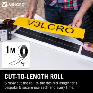 Ταινία αυτοκόλλητη μαύρη Velcro 5cmX1m HEAVY DUTY / Βαρέως τύπου 60241 - Image 4