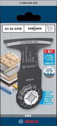 Λάμα πολυεργαλείου PRO AII 65 APIB Multitool, 65 x 40 mm Bosch 2608669078