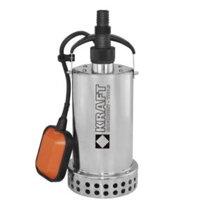 Αντλία υποβρύχια ομβρίων υδάτων Ιnox 900 Watt Kraft 43584