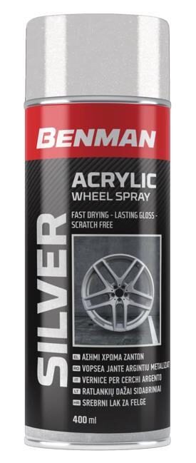 Σπρέι Βαφής Ζάντας Ασημί 400ml Benman 28598