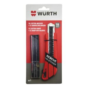Μαχαίρι Φαλτσέτα Με Λάμες 14τεμ. Wurth 071566118