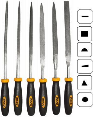 Σετ λίμες mini 6 τεμαχιων 6"/140mm INGCO HKTF63