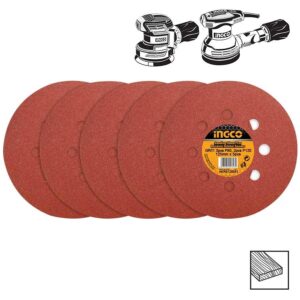 Σετ Φύλλα Λείανσης Τριβείου 125mm/5τμχ. Ingco AKRS125051