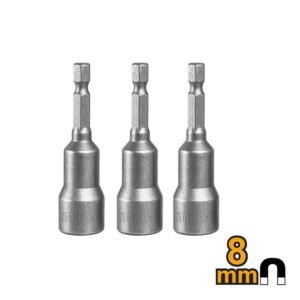 Μαγνητικά Καρυδάκια 8mm/3τμχ. Ingco AMN0831