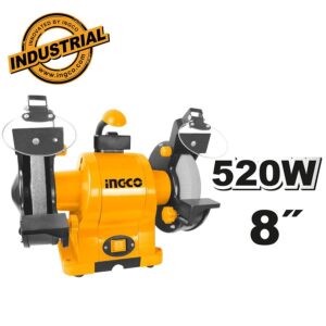 Ηλεκτρικός Δίδυμος Tροχός Πάγκου 520W Ingco BGL85201
