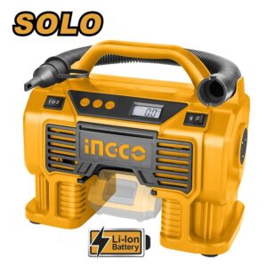 Αεροσυμπιεστής Αυτοκινήτου Μπαταρίας 20V Li-Ion Solo Ingco CACLI2002
