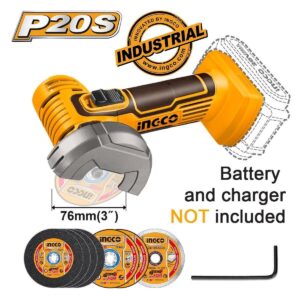 Μίνι Τροχός Κοπής Μπαταρίας 76mm 20V Li-Ion SOLO CAGLI76011
