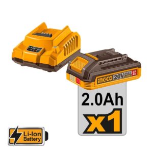 Μίνι Τροχός Κοπής Μπαταρίας 76mm 20V Li-Ion 2x 2Ah Ingco CAGLI76012E - Image 3