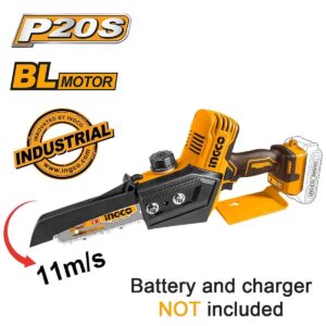 Μίνι Αλυσοπρίονο Μπαταρίας 20V Li-Ion SOLO (χωρίς μπαταρία & φορτιστή) Ingco CGSLI2068
